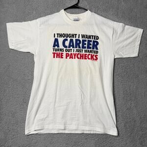 Vintage Graphic T Shirt Dad Joke Graphic Crewneck Short Sleeve